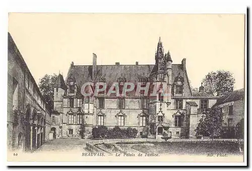 Beauvais Cartes postales Le palais de justice