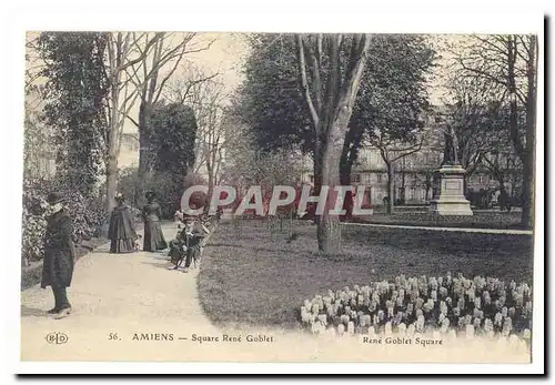 Amiens Ansichtskarte AK Square Rene Goblet (animee)