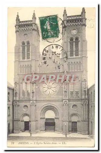 Amiens Cartes postales L'eglise Sainte Anne