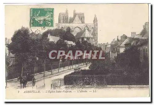 Abbeville Cartes postales L'eglise Saint Vultran L'abside