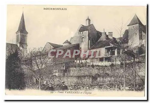 Varennes sur Allier Ansichtskarte AK Vieux Varennes et l&#39Eglise