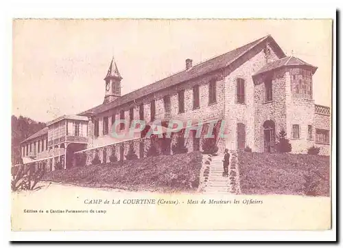 Camp de la Courtine Cartes postales Mess de messieurs les officiers