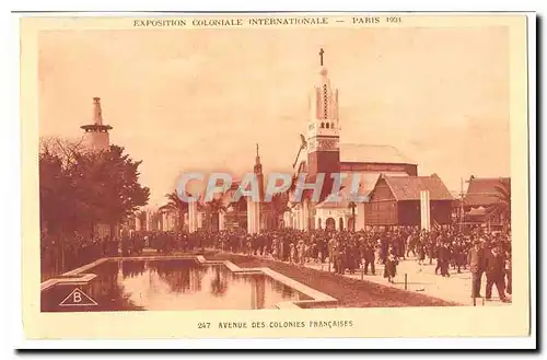 Paris Ansichtskarte AK Exposition coloniale Internationale Paris 1931 Avenue des colonies francaises