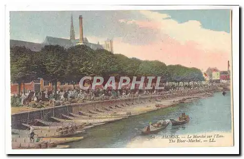 Amiens Cartes postales Le marche sur l'eau