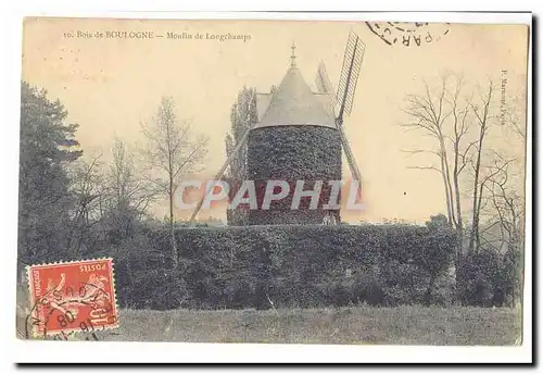 Bois de Boulogne Ansichtskarte AK Moulin de Longchamps