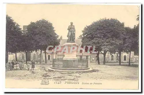 Pithiviers Cartes postales Statue de Poisson (enfants)