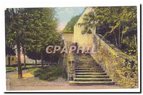 Pithiviers Cartes postales L&#39escalier des remparts