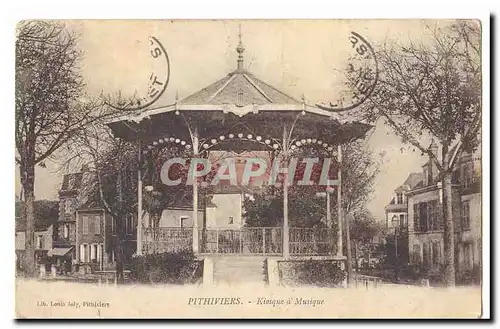 Pithiviers Cartes postales Kiosque a musique