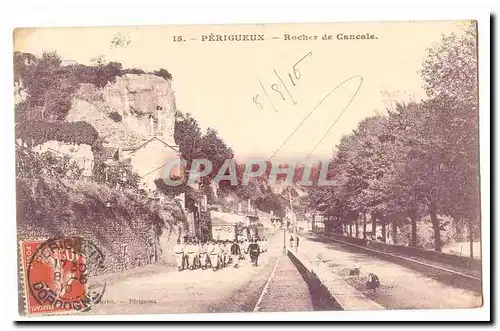 Perigueux Cartes postales Rocher de Cancale (soldats animee)