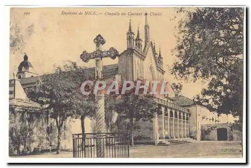 Environs de Nice Ansichtskarte AK Chapelle du couvent de Cimies