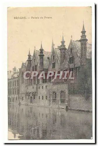 Bruges Cartes postales Palais du Franc