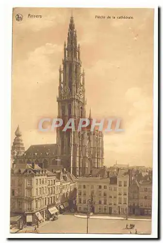 Anvers Cartes postales Fleche de la cathedrale