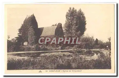 Honfleur Ansichtskarte AK Eglise de Criquebeuf