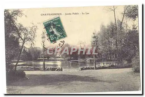 Chateauroux Cartes postales Jardin public Le lac