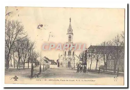 Issoudun Ansichtskarte AK Place de Vouet ND du Sacre Coeur