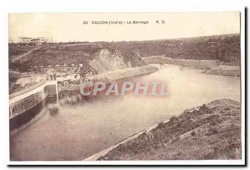 Equzon Cartes postales Le barrage
