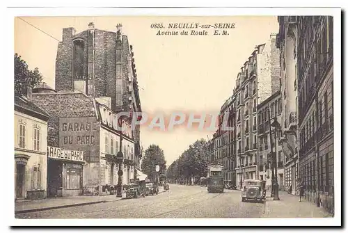 Neuilly sur SEine Cartes postales Avenue du Roule (Garage du PArc)