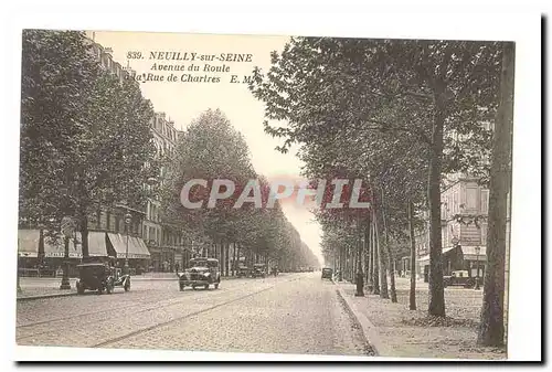 Neuilly sur SEine Ansichtskarte AK Avenue du Roule a la rue de Chartres (voitures)