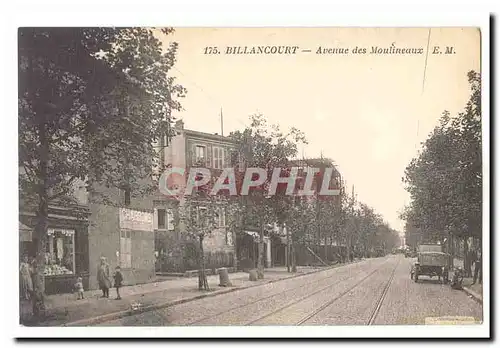 Billancourt Cartes postales Avenue des Moulineaux