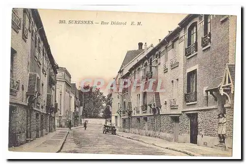 Suresnes Ansichtskarte AK Rue Diderot