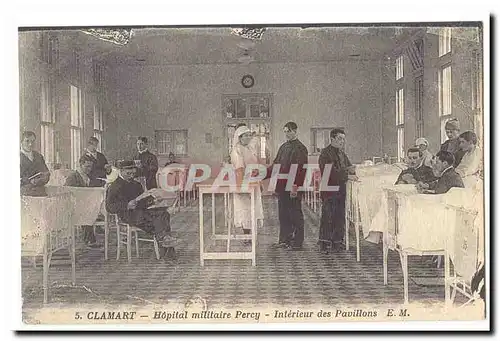 Clamart Ansichtskarte AK Hopital militaire Percy Interieur des pavillons