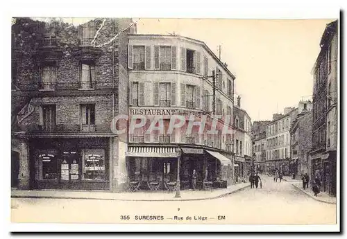 Suresnes Cartes postales Rue de Liege