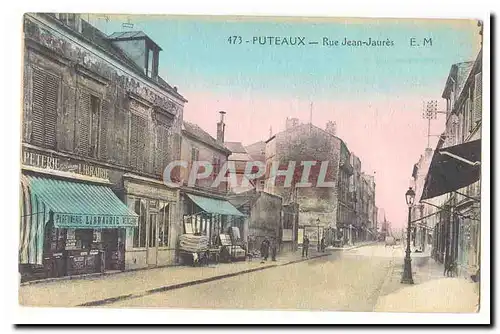 Puteaux Ansichtskarte AK Rue Jean Jaures