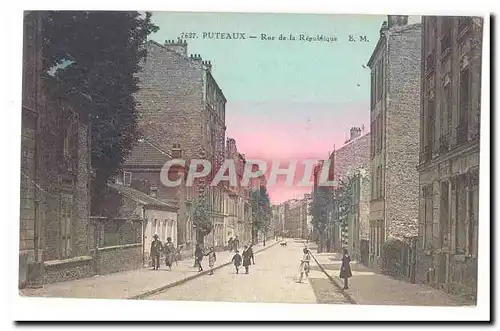 Puteaux Cartes postales Rue de la Republique