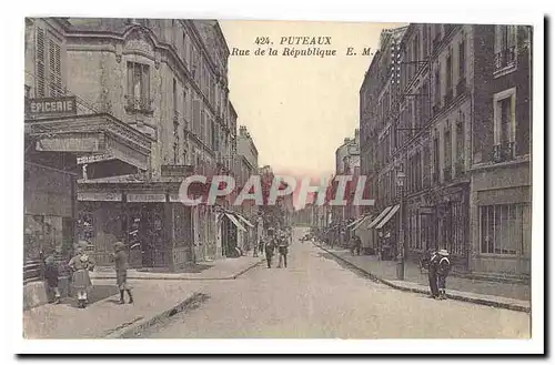 Puteaux Cartes postales Rue de la Republique