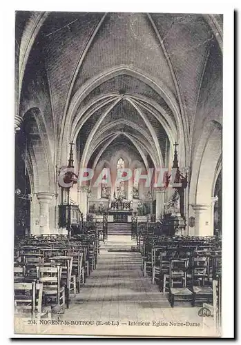 Nogent le Rotrou Cartes postales Interieur de l&#39eglise Notre Dame