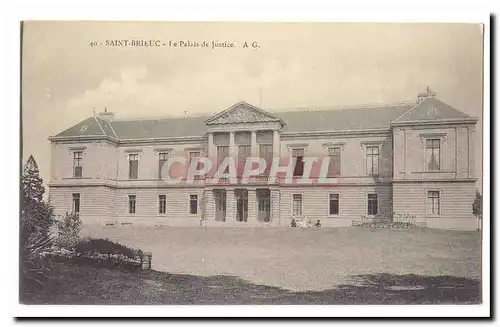 Saint Brieuc Ansichtskarte AK Le palais de justice