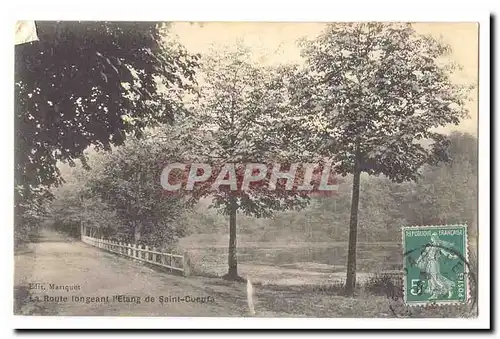 Cartes postales La route longeant l'etang de Saint Cucufa