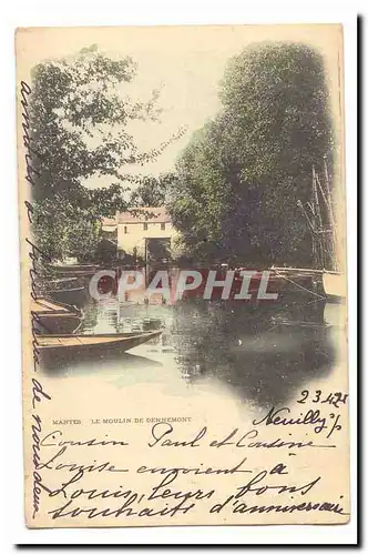 Mantes Ansichtskarte AK Le moulin de Dennemont (carte precurseur mill)