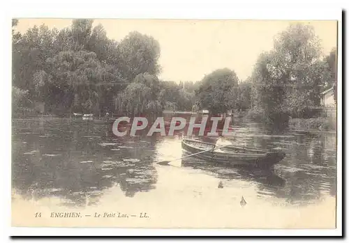 Enghien Cartes postales Le petit lac (rameur barque)