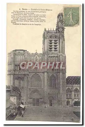 Sens Ansichtskarte AK Cathedrale Saint Etienne