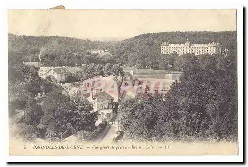 Bagnoles de l&#39Orne Cartes postales Vue generale prise du roc au chien