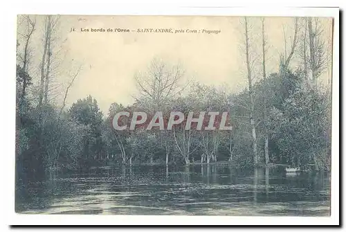 Les Bords de l�Orne Ansichtskarte AK Saint Andre pres Caen Paysage