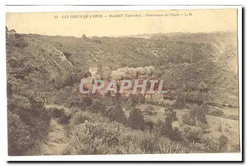 Les Bords de l&#39Orne Ansichtskarte AK Maizet Panorama de Viard