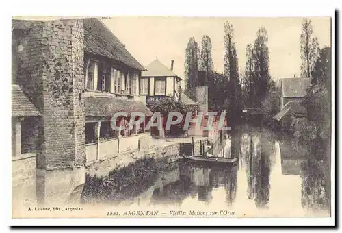 Argentan Cartes postales Vieilles maisons sur l&#39Orne