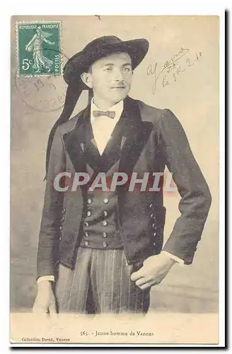 Vannes Cartes postales Jeune homme