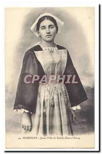 Morbihan Cartes postales Jeune fille de Sainte anne d&#39Auray