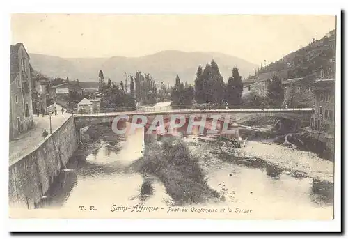 Saint Affrique Cartes postales Pont du Centenaire et la Sorgue