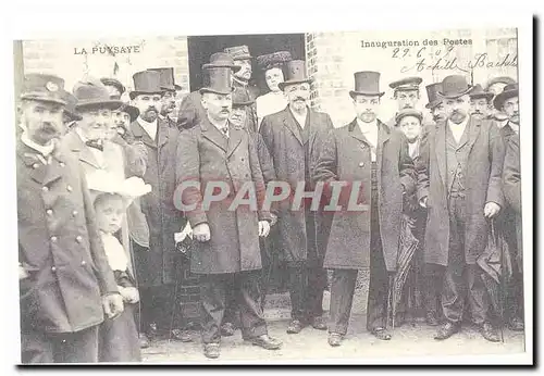 REPRODUCTION La Puysaye Inauguration des Postes