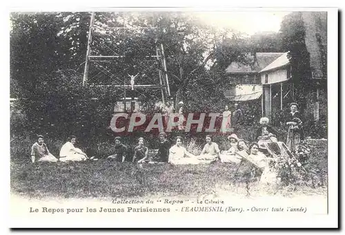 REPRODUCTION Cartes postales Le repos pour les jeunes parisiennes Beaumesnil (Eure) Ouvert toute l�annee