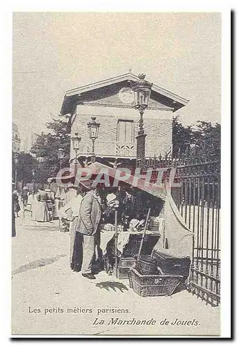 REPRODUCTION Les petits metiers parisiens Ansichtskarte AK La marchande de jouets