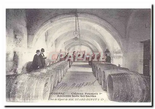 REPRODUCTION Cognac Ansichtskarte AK Chateau Francois 1er Ancienne salle des Gardes