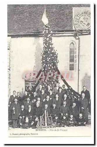 Epineuil Cartes postales Fete de St Vincent (reproduction)