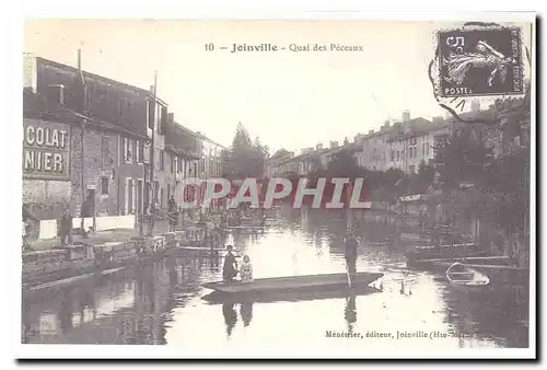 Joinville Cartes postales Quai des peceaux (innondations) (reproduction)