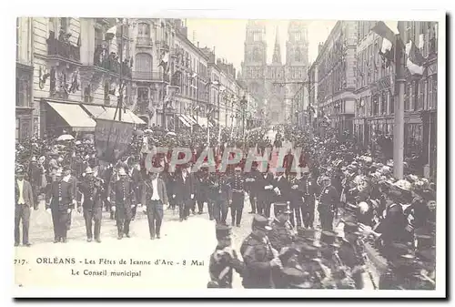 Orleans Ansichtskarte AK Les fetes de Jeanne d&#39arc 8 mai Le conseil municipal (reproduction)