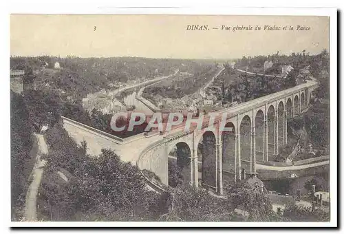 Dinan Ansichtskarte AK Vue generale du viaduc et la Rance